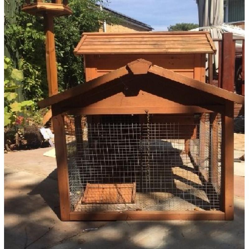 CHICKEN HEN HOUSE COOP POULTRY ARK RUN RABBIT HUTCH FOR SALE