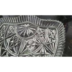 Glass dressing table dish