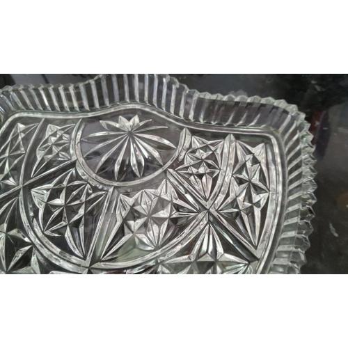 Glass dressing table dish