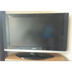 Samsung 36" LCD flat TV with freeview and HDMI input.