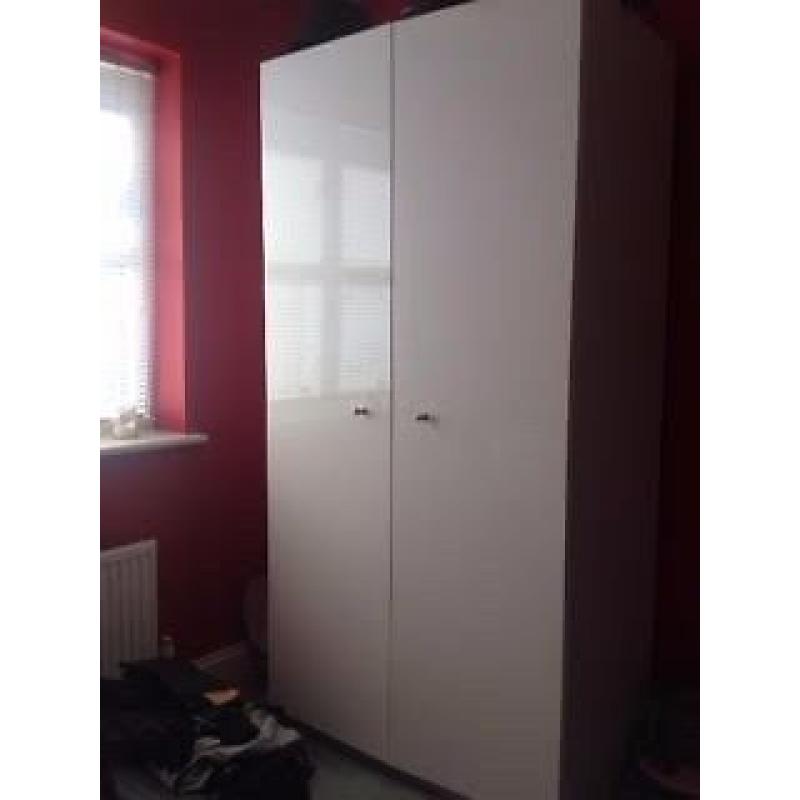 White IKEA Wardrobe