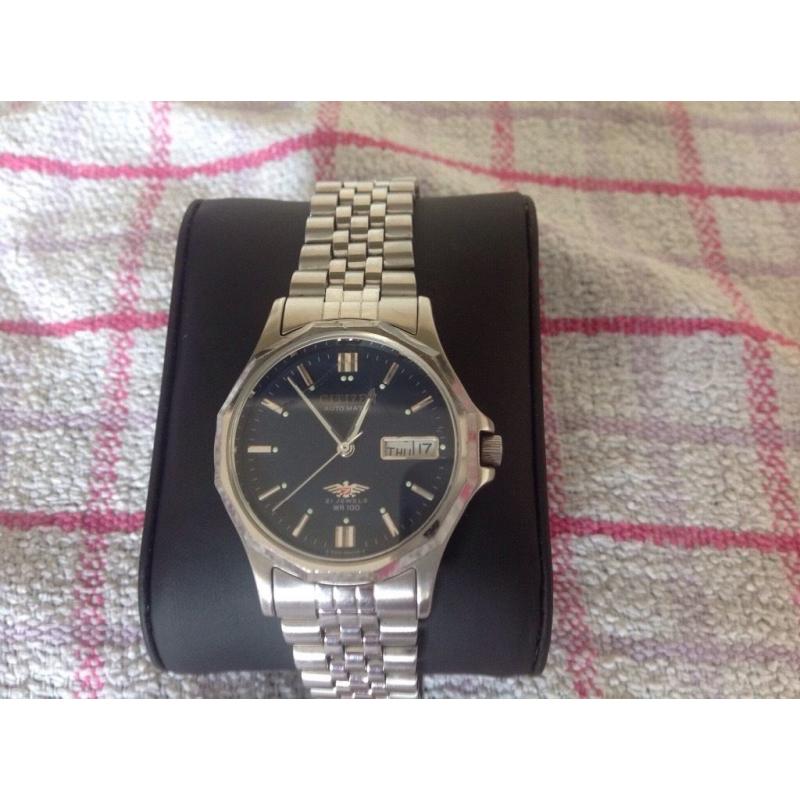Citizens automatic watch
