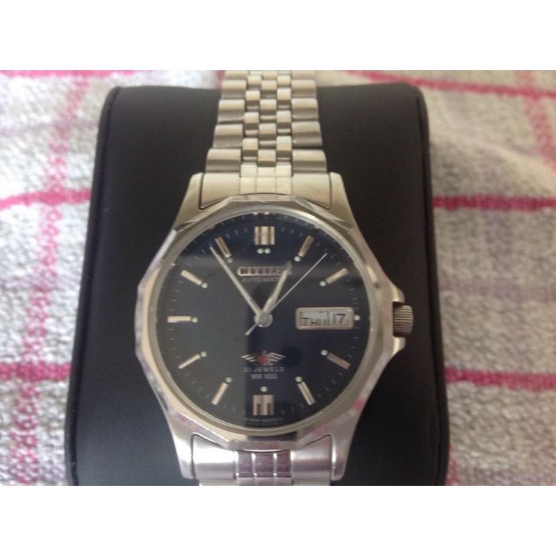 Citizens automatic watch