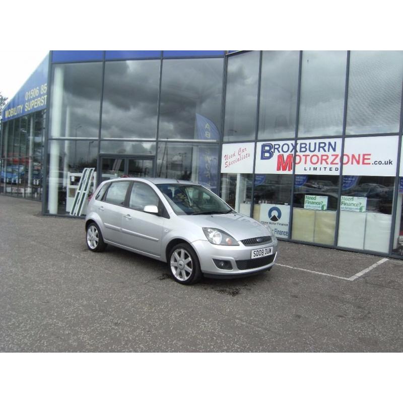 2008 08 FORD FIESTA 1.2 ZETEC BLUE 5d 75 BHP MOT MAY 2017 **** GUARANTEED FINANCE ****