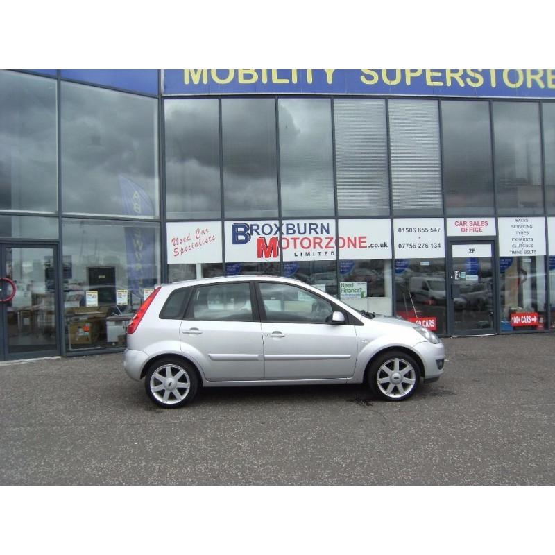 2008 08 FORD FIESTA 1.2 ZETEC BLUE 5d 75 BHP MOT MAY 2017 **** GUARANTEED FINANCE ****