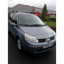 RENAULT SCENIC DYNAMIQUE, 1.6, 56 PLATE, BLUE, FULL YEARS MOT