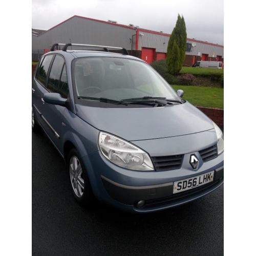 RENAULT SCENIC DYNAMIQUE, 1.6, 56 PLATE, BLUE, FULL YEARS MOT