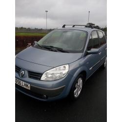 RENAULT SCENIC DYNAMIQUE, 1.6, 56 PLATE, BLUE, FULL YEARS MOT