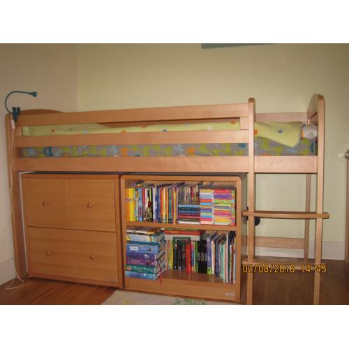 Aspace Solid Beech Mid Sleeper Raised Bed