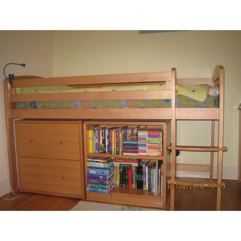 Aspace Solid Beech Mid Sleeper Raised Bed