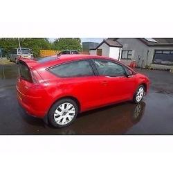 RED 2008 CITROEN C4 BY LOEB , LIMITED EDITION ,1.6 HDI DIESEL 110 BHP, 3 DOOR COUPE