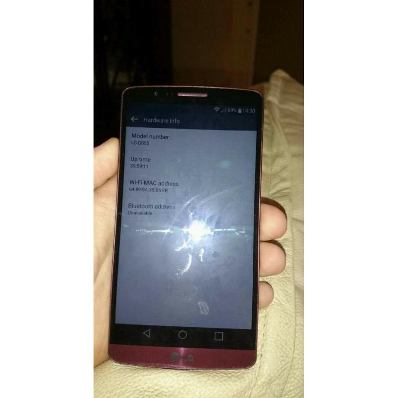 LG G3 D855 16gb Burgundy
