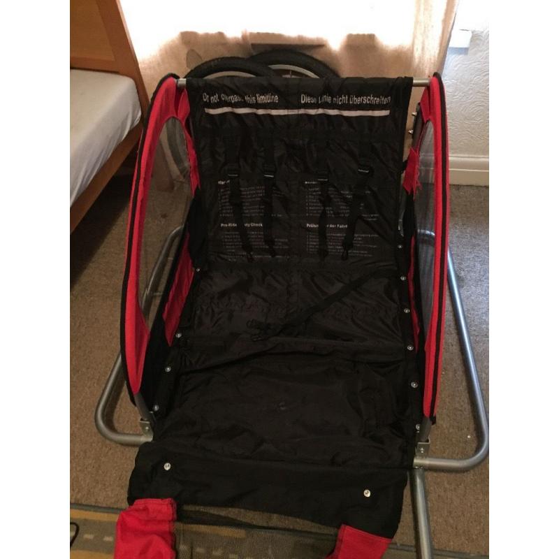 Like new bike trailer also used as pram