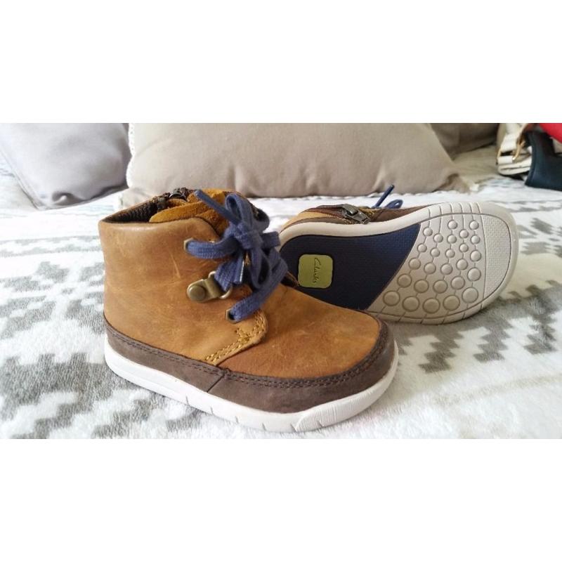 Clarks boys shoes size.4 Brand new