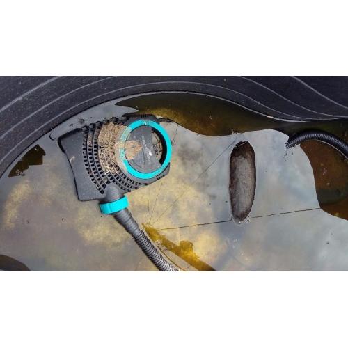 garden pond, filter and pump