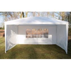 Large Garden Marquee Gazebo 3 x 4 Meters White