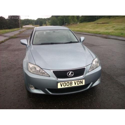 lexus is 220d se turbo diesel 2008 08 plate