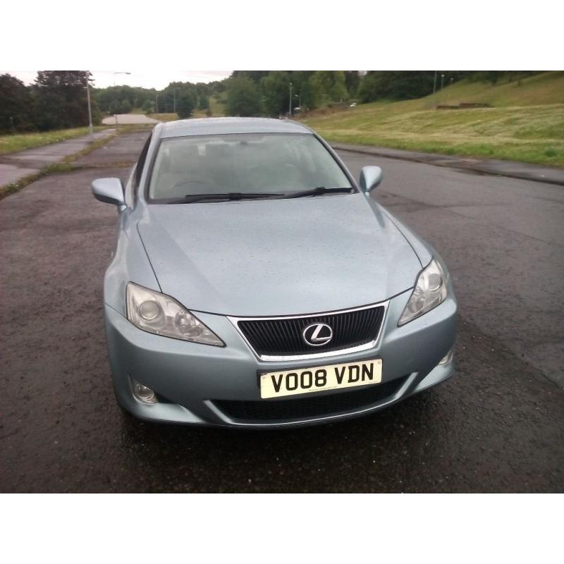 lexus is 220d se turbo diesel 2008 08 plate