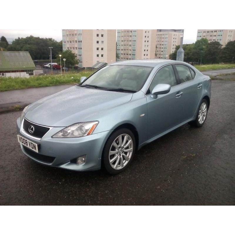 lexus is 220d se turbo diesel 2008 08 plate