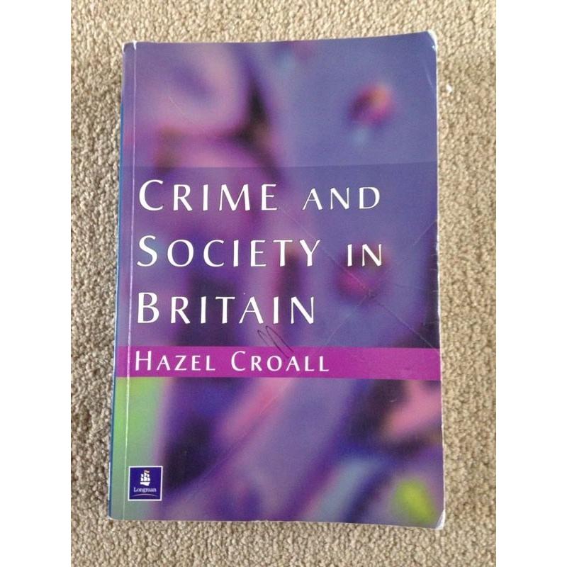 Crime and Society in Britain