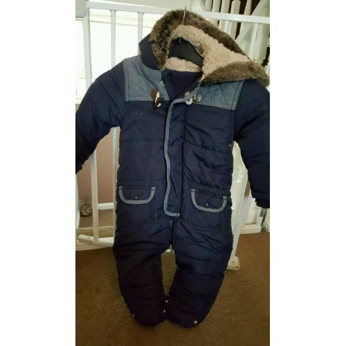 Boys snowsuit 12-18months