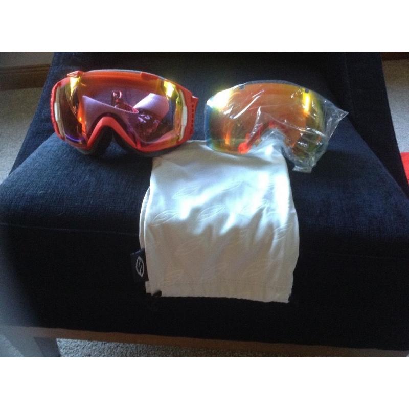 Smith Optic ski goggles with quick change lenses