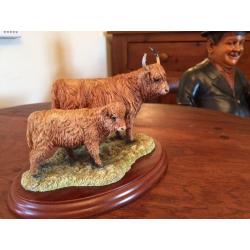 Highland Cow and Calf