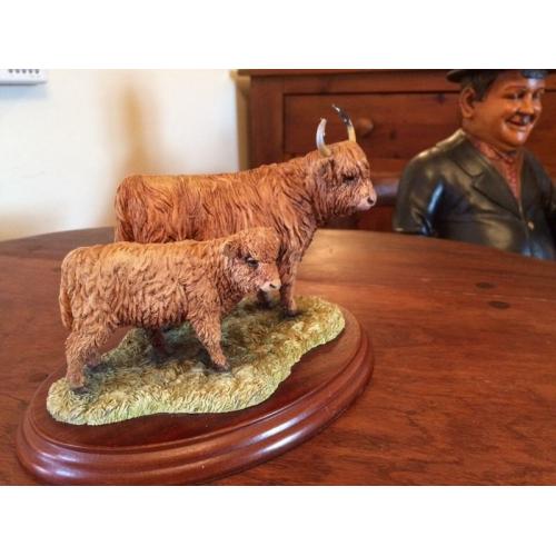 Highland Cow and Calf