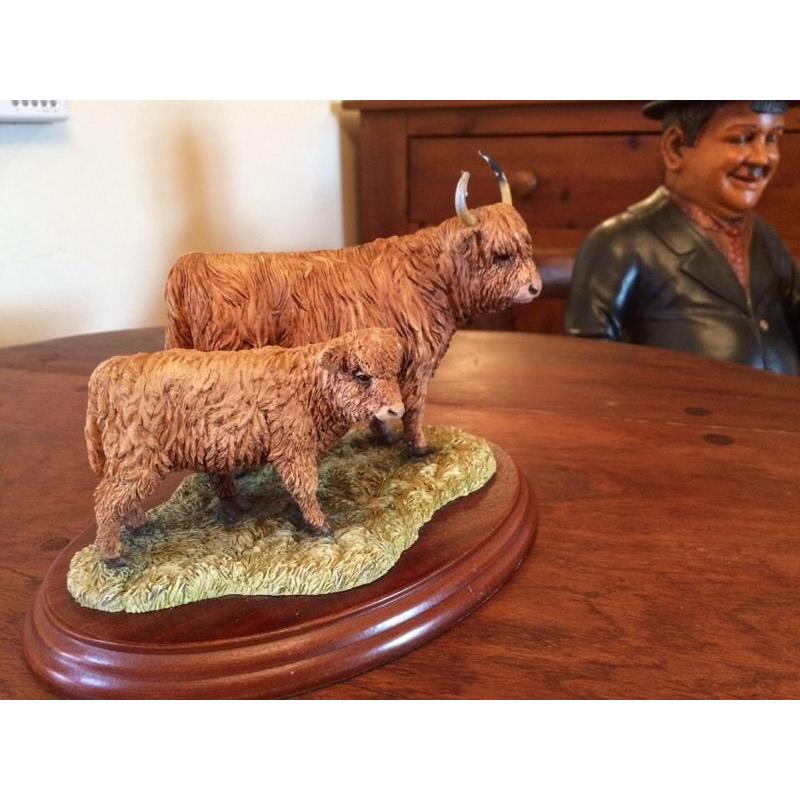 Highland Cow and Calf
