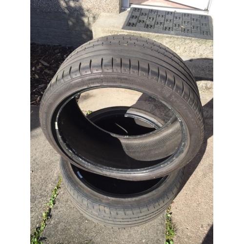 Continental SportContact2 255/35/19 Tyres X 2