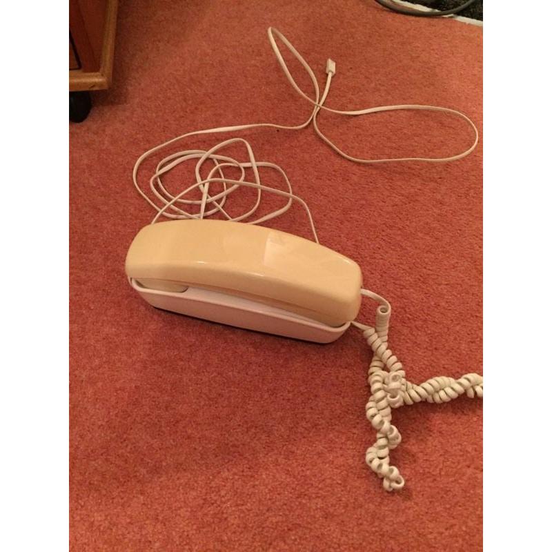 Two retro home telephones