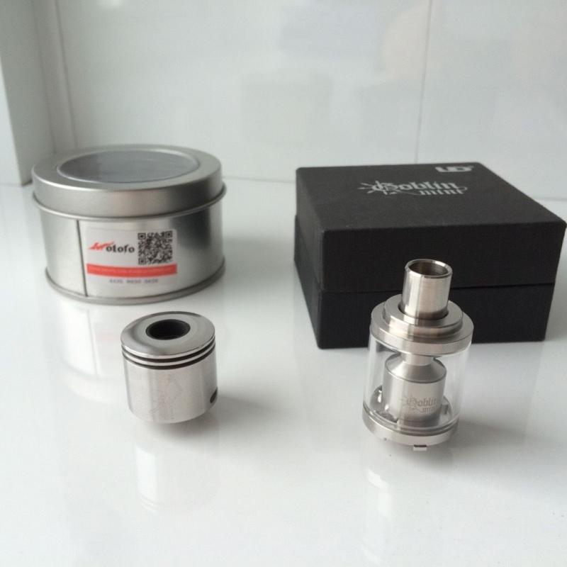 ( e-cigarette , vape , atomiser ) Goblin Mini RTA & Freakshow Mini RDA