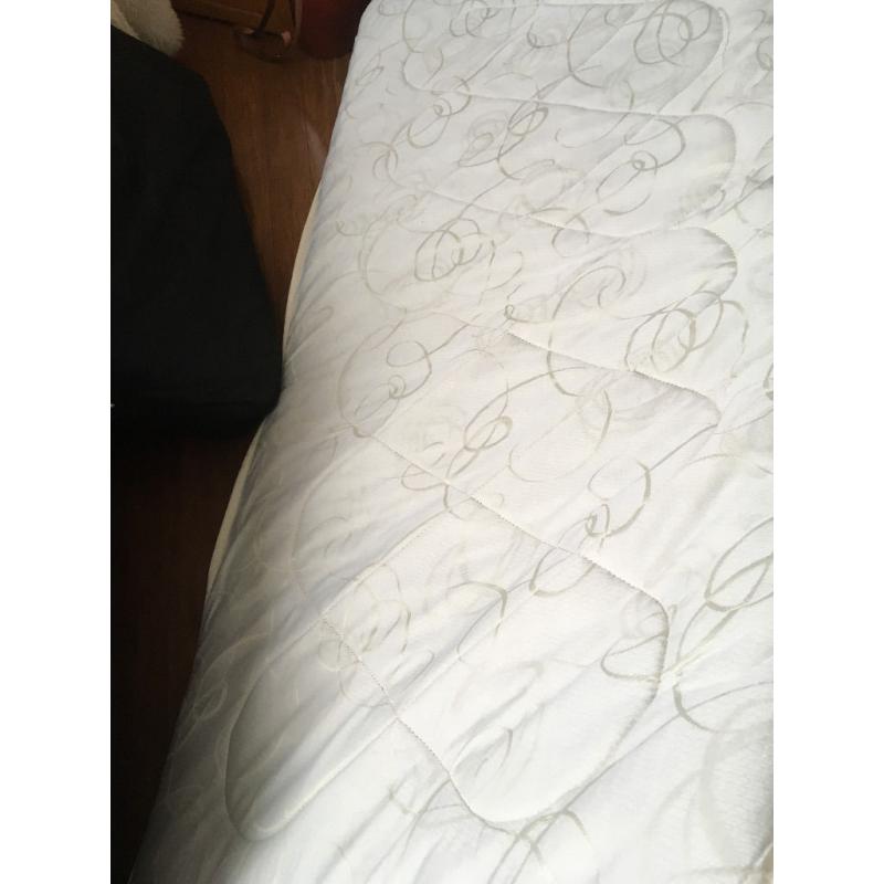 Single bed sprung mattress, Bali, hardly used, immaculate condition