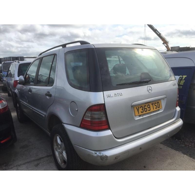 Mercedes benz ml 270cdi auto pats available
