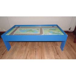 Large Wooden Play table with Roadway printed on