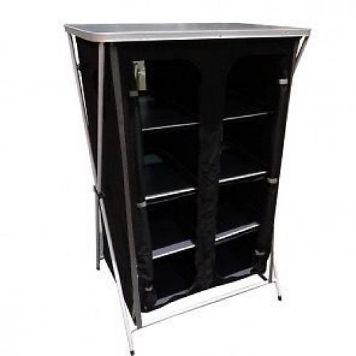 Camping outdoor leisure storage Collapsible 4 Shelf Cupboard