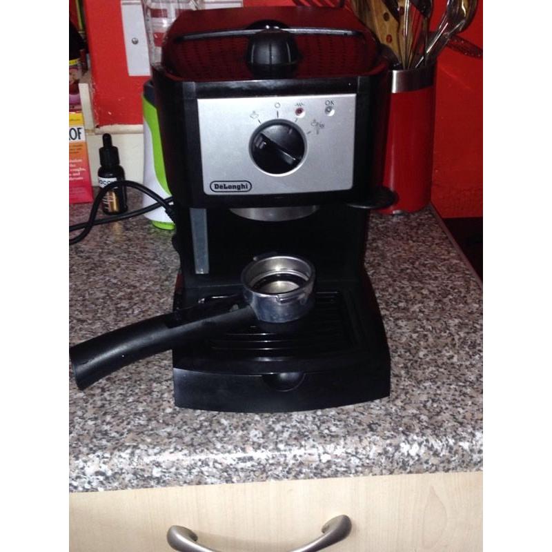 Ground coffee machine