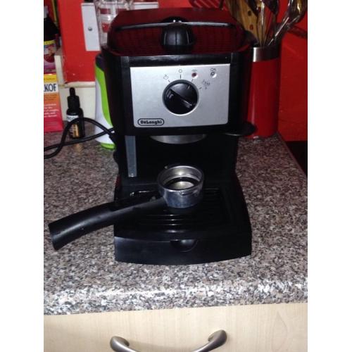 Ground coffee machine