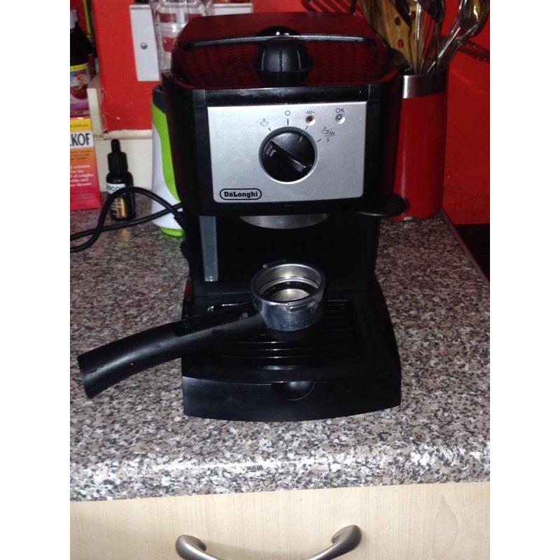 Ground coffee machine