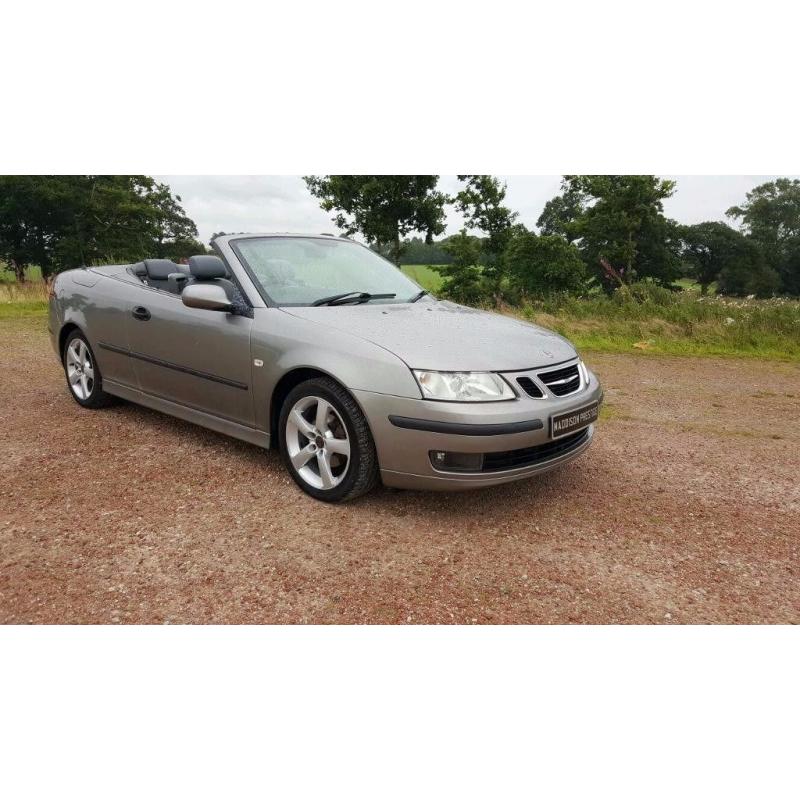 CONVERTIBLE SAAB 9.3 VECTOR 1.8 T 2005. 90,000 MILES WITH LOTS OF RECEIPTS. AN OUTSTANDING EXAMPLE.