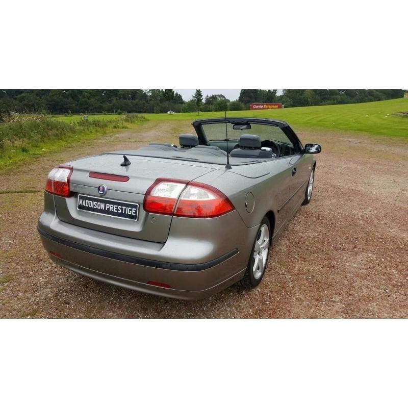 CONVERTIBLE SAAB 9.3 VECTOR 1.8 T 2005. 90,000 MILES WITH LOTS OF RECEIPTS. AN OUTSTANDING EXAMPLE.