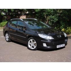 EXCELLENT DIESEL AUTO ESTATE!!! 2008 Peugeot 407 2.0 HDi 136 SE 5dr TIP AUTO