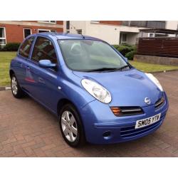 NISSAN MICRA 1.4 AUTO SVE WITH ONLY 17,000 MILES FROM NEW MOT FOR A FULL YEAR