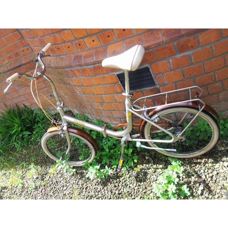 vintage foldup bycle ,great condition.
