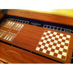 8 in 1 multi function games table including Poker Blackjack Games Table Excellent Condition