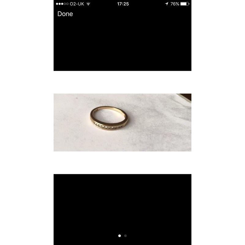 9ct diamond ring H Samuel