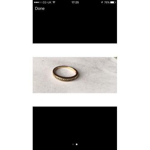 9ct diamond ring H Samuel