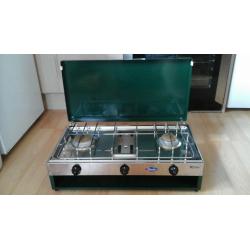 Gelert Gas Camping Double Burner Cooker Stove Grill
