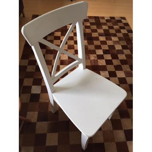 Solid wood chair from IKEA