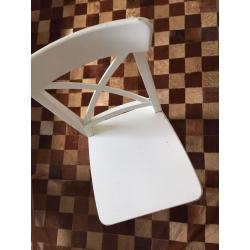Solid wood chair from IKEA